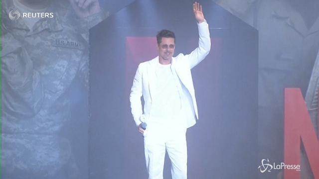 Brad Pitt alla première di “War Machine”