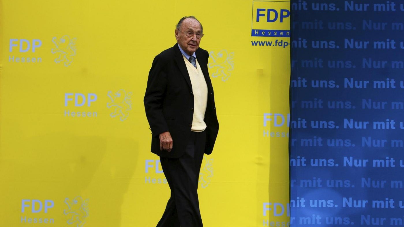 Morto Genscher, fu ministro Esteri della Germania unificata