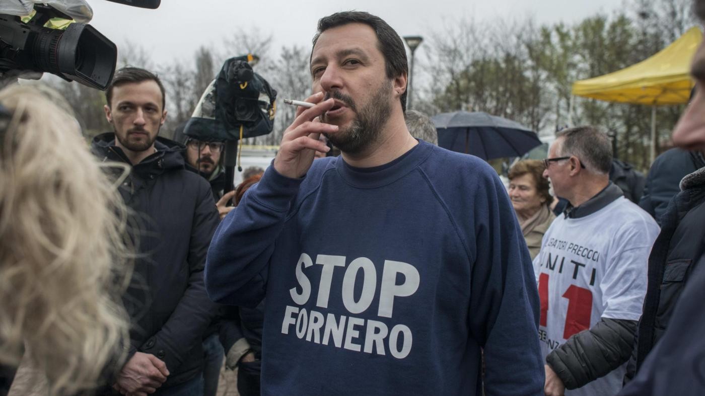 Salvini: Fornero è legge infame, Renzi la cancelli