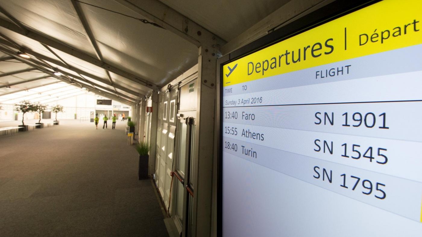 Bruxelles, decollato da Zaventem 1° volo dopo riapertura