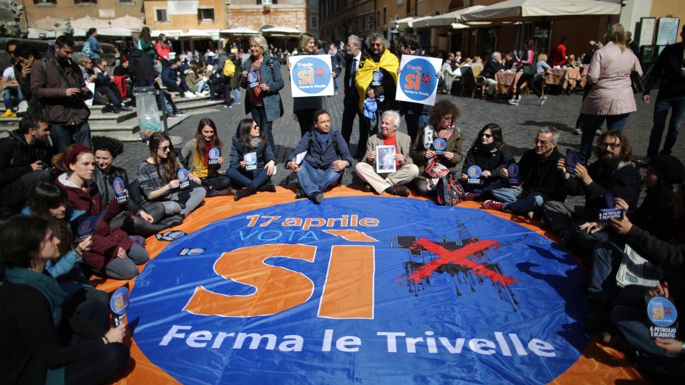 Trivelle, mobilitazione in 1000 piazze per ‘un mare di sì’