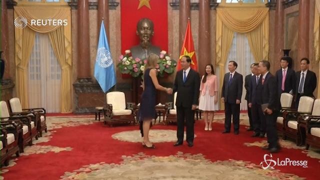 Maxima d’Olanda in visita in Vietnam
