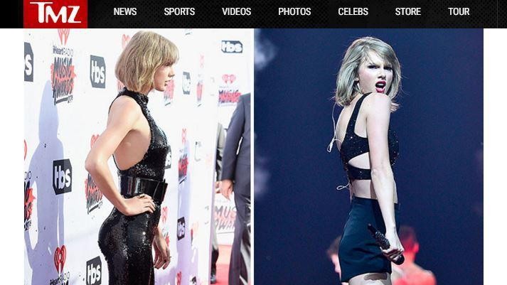 Taylor Swift, cosa è successo al suo lato b?
