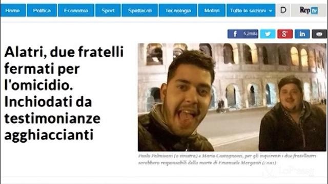 Restano in carcere i due indagati per l’omicidio di Alatri