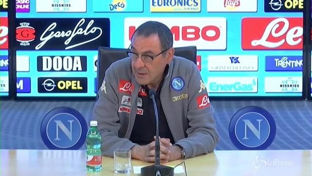 Napoli, Sarri: Juventus superiore a tutti, anche politicamente
