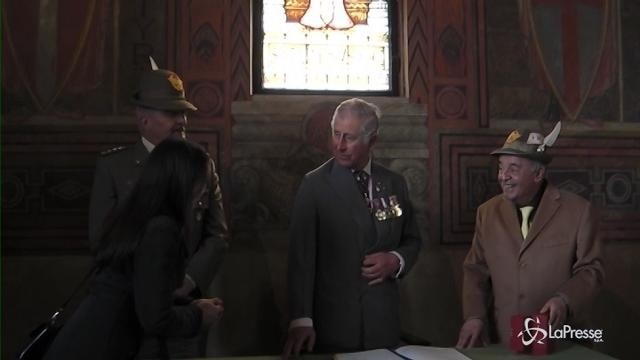 Il principe Carlo omaggia i caduti della I guerra mondiale a Vicenza