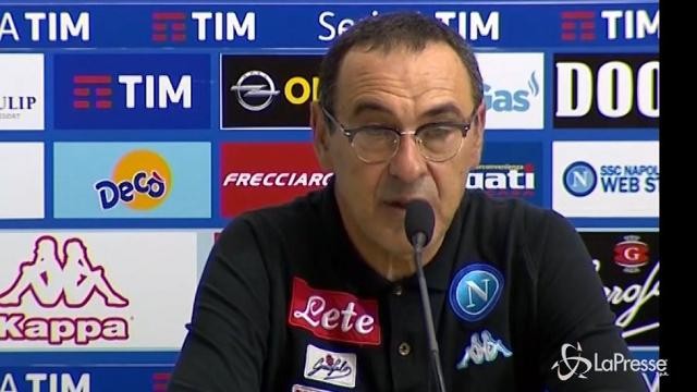 Napoli, Sarri: “Juve mai così in difficoltà, siamo stati bravi a non concedere”