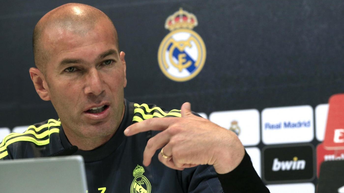 Real Madrid, Zidane: Contro Wolfsburg ci giochiamo la stagione