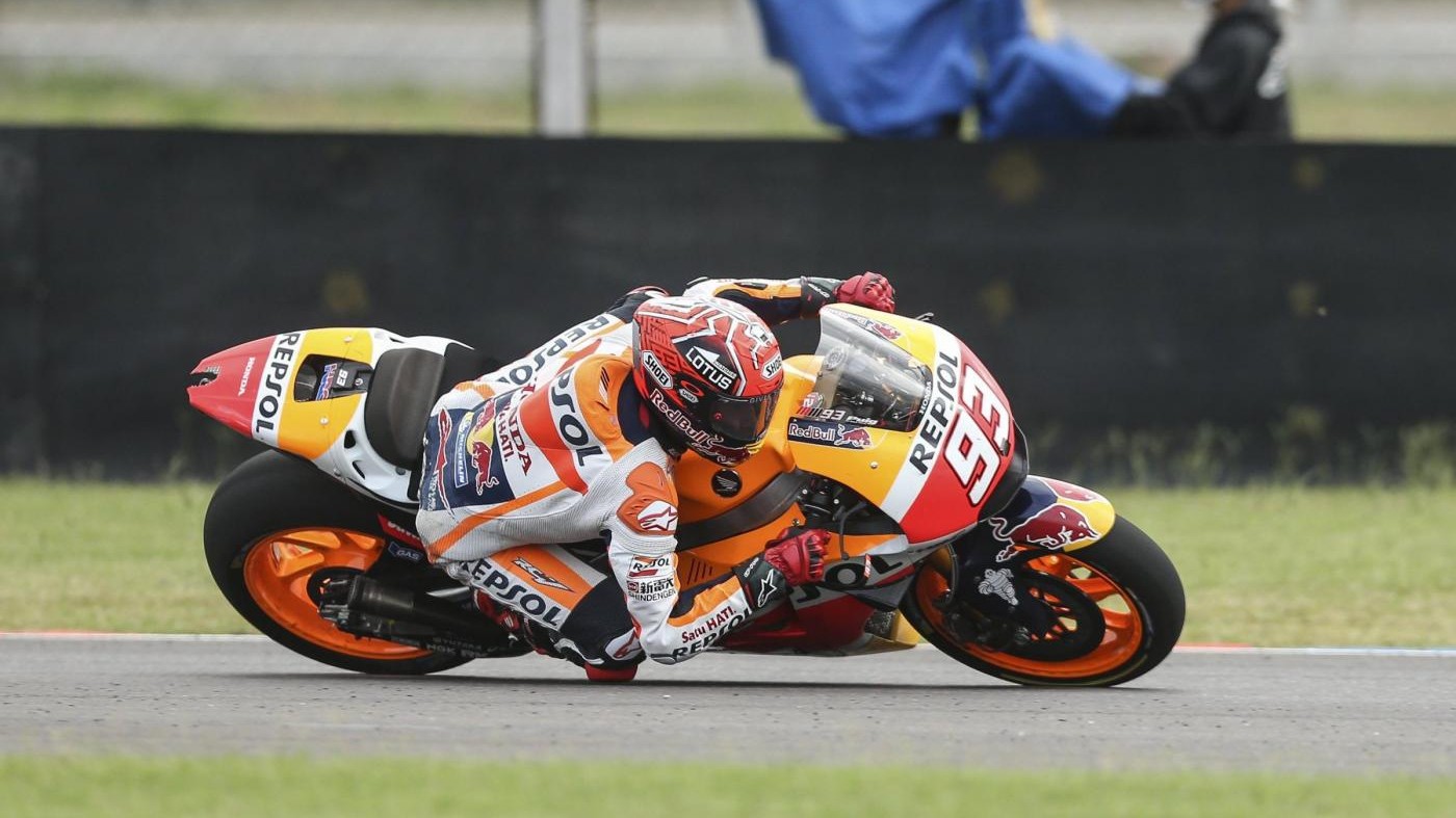 MotoGp: Marquez domina le libere a Austin, Rossi 6°. Ducati ok con Iannone