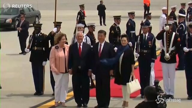 L’arrivo di Xi Jinping in Florida