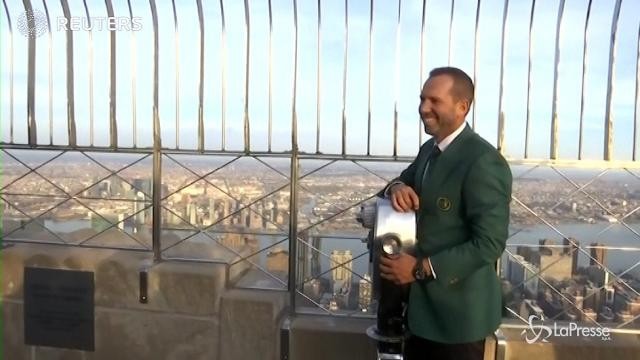 Golf, Garcia festeggia in cima all’Empire State Building