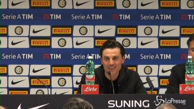 VIDEO Montella: “Negli ultimi 20 minuti perso tempo, comportamento non da Inter”