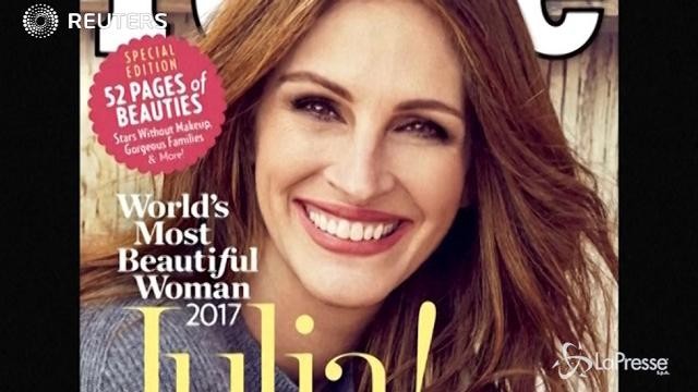 VIDEO Per la rivista People Julia Roberts è la donna più bella del mondo