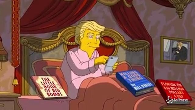VIDEO I primi tre mesi di Trump sotto la lente dei Simpson