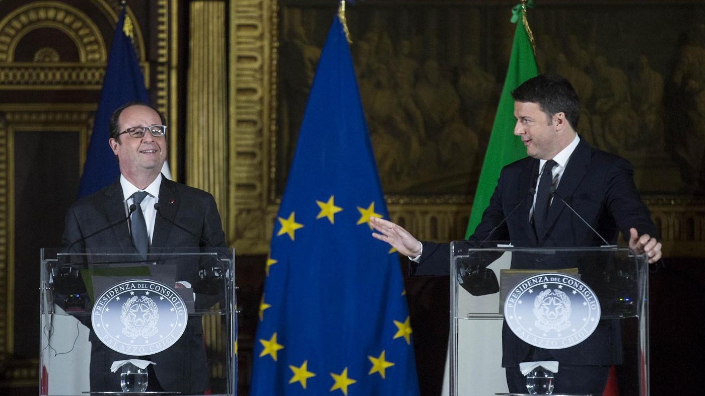 Libia, Renzi-Hollande a Venezia: Tempo a disposizione non infinito