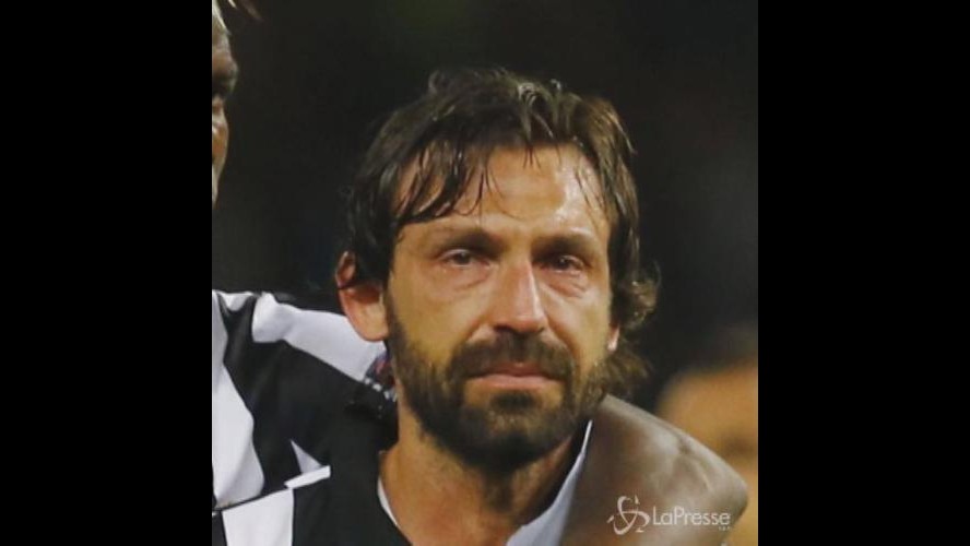 Champions League, la delusione bianconera nel pianto di Pirlo