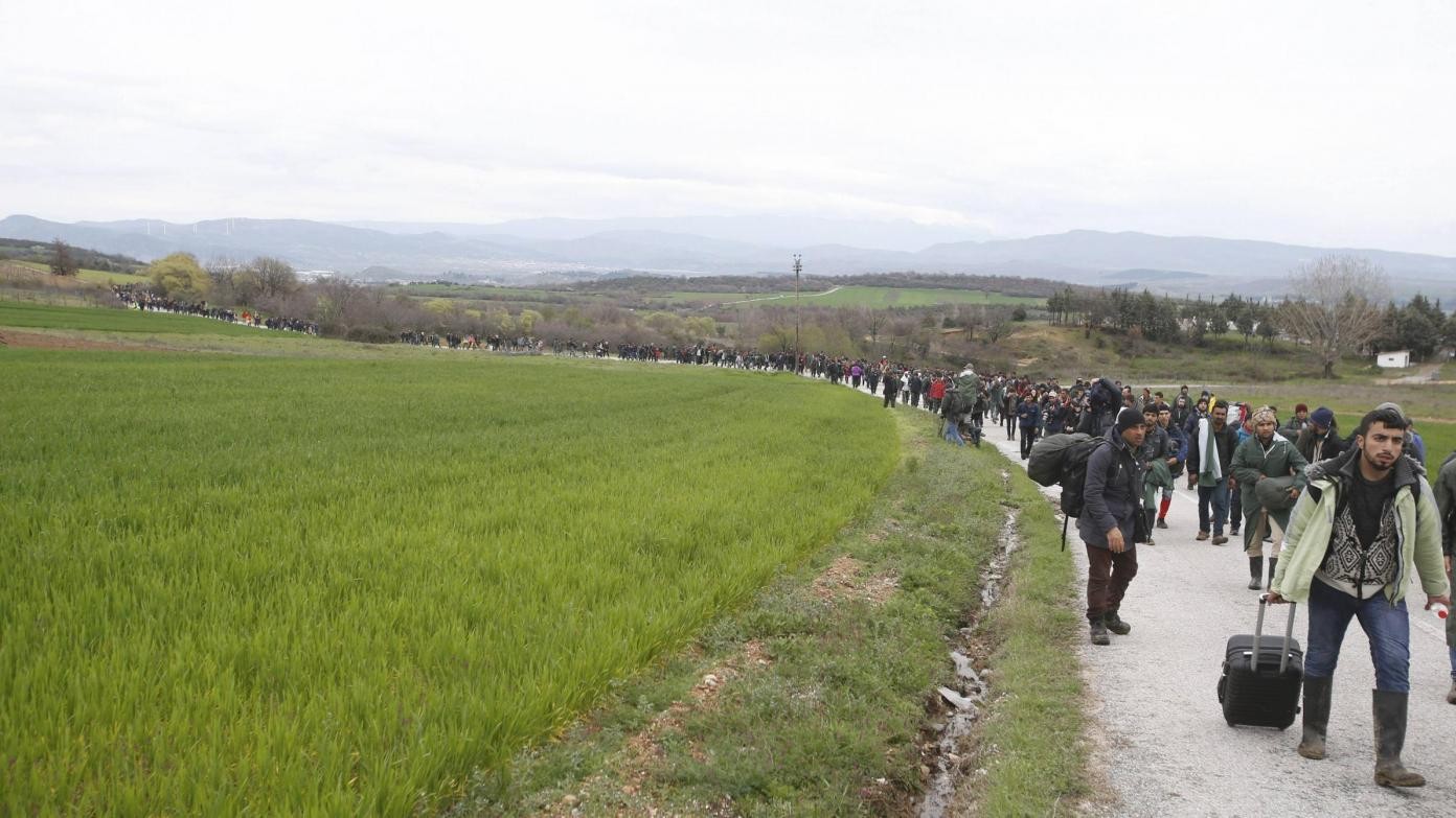 Duemila migranti sono entrati in Macedonia dalla Grecia