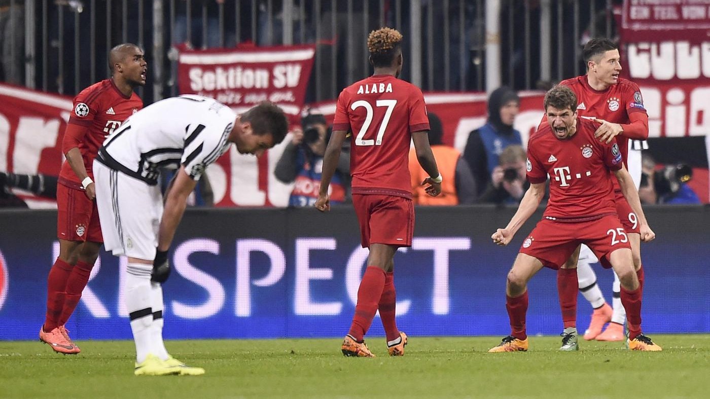Champions, epica Juve non basta: passa Bayern