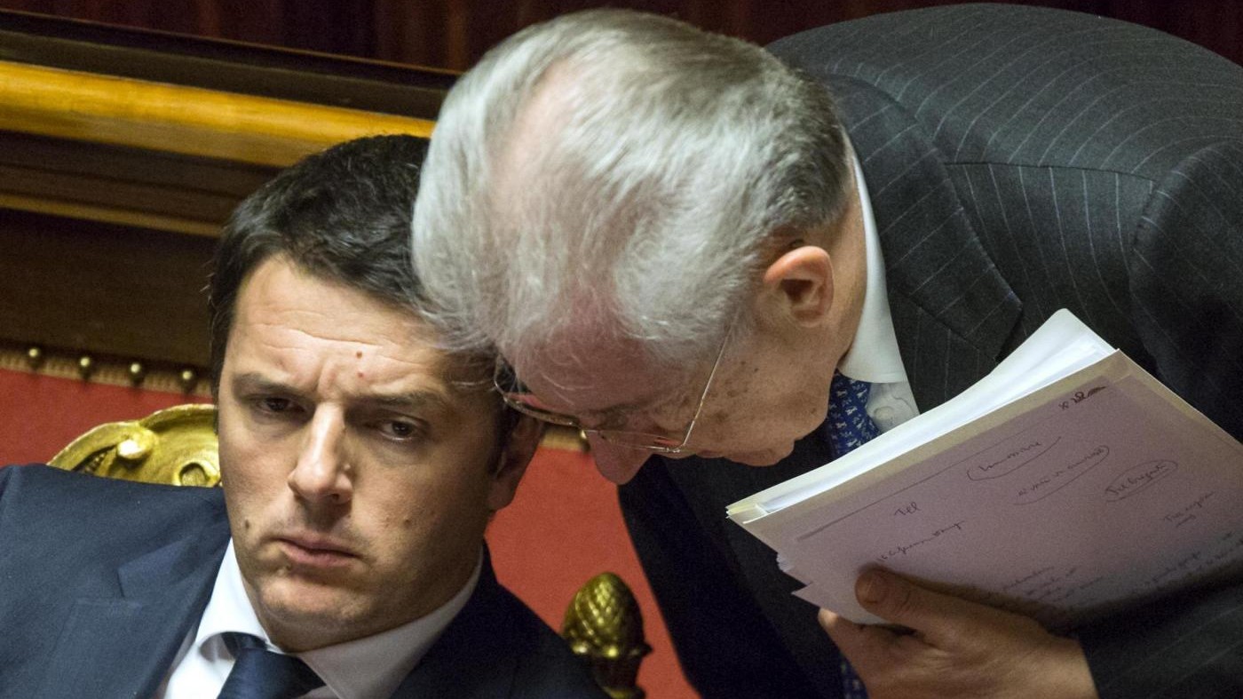 Scontro Renzi-Monti: ‘Metti a rischio Ue’. ‘Non accetto lezioni’