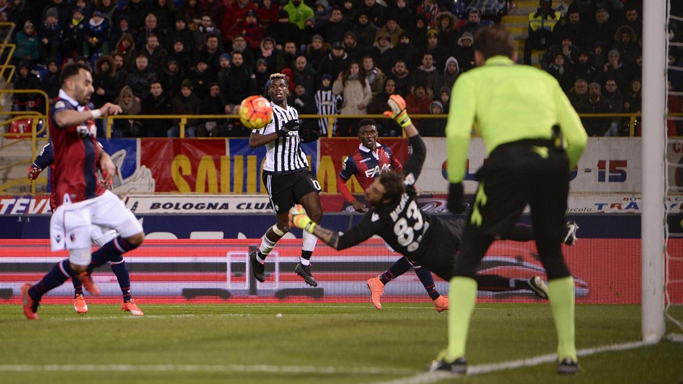 Bologna stoppa Juve: 0-0, Allegri si ferma a 15 vittorie