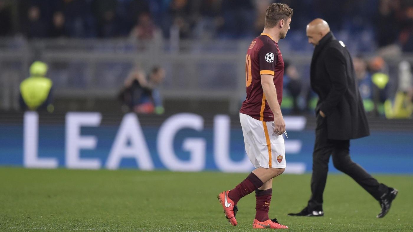Roma, Totti escluso da convocati lascia ritiro