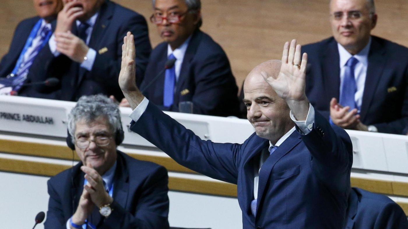 Fifa, Gianni Infantino eletto nuovo presidente