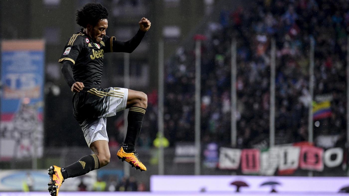 La Juventus vola con Cuadrado e Dybala a Frosinone