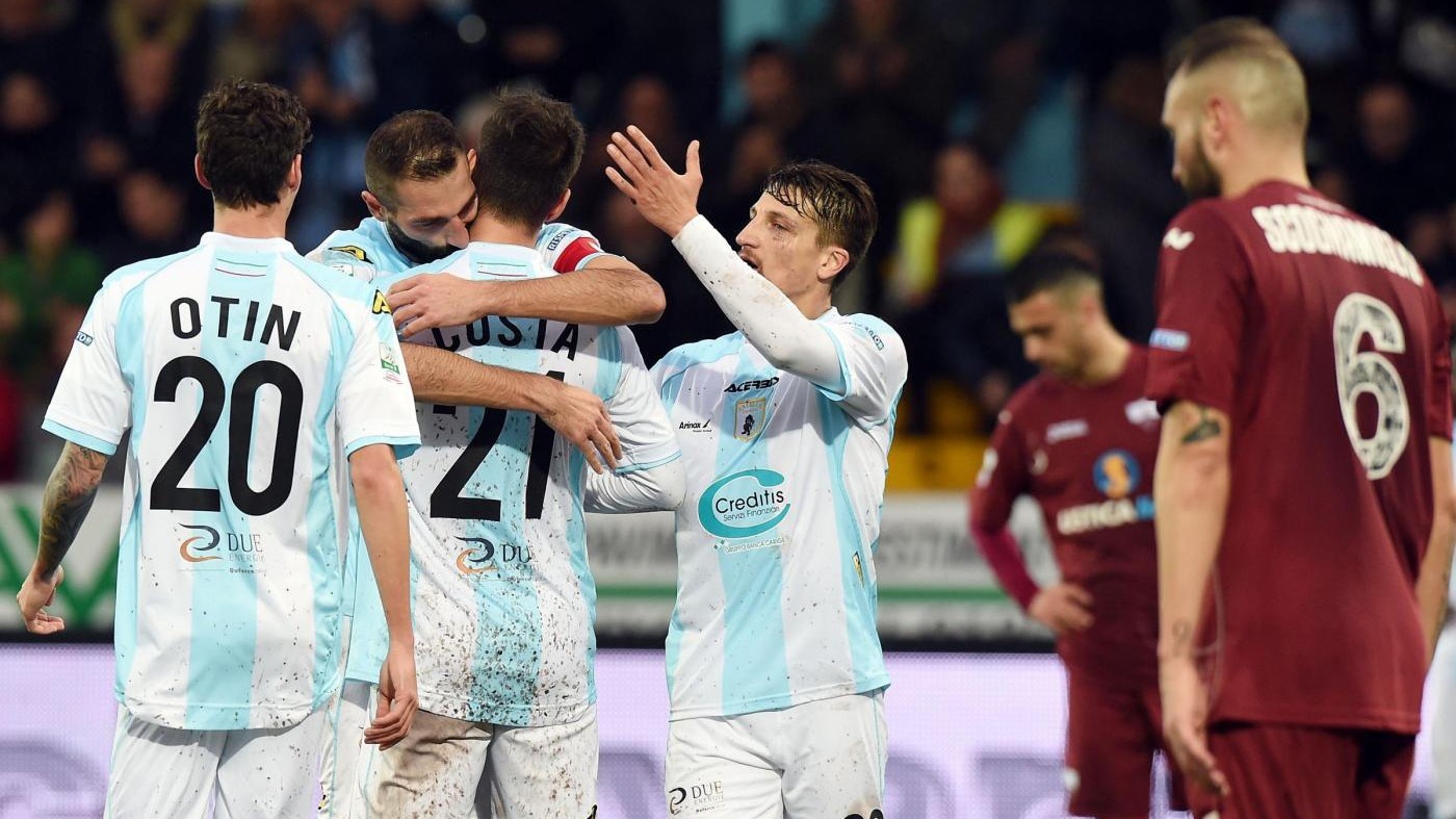 Entella cala il poker: 4-0 contro il Trapani