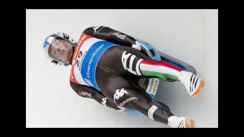 Slittino: Zoeggeler vince l’Europeo, a Sochi il trionfo vale 7,00
