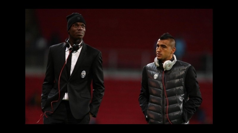 Calciomercato Juve: Vidal e Pogba, i bookie quotano l’addio