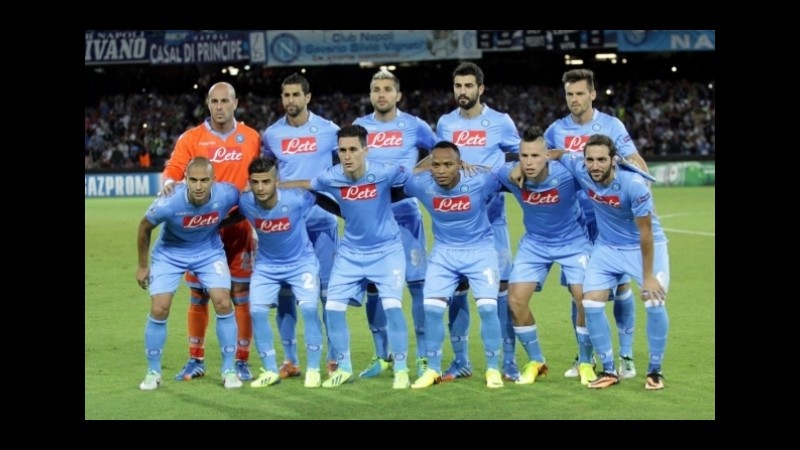 Champions, Napoli: il pareggio con il Borussia Dortmund si gioca a 3,00