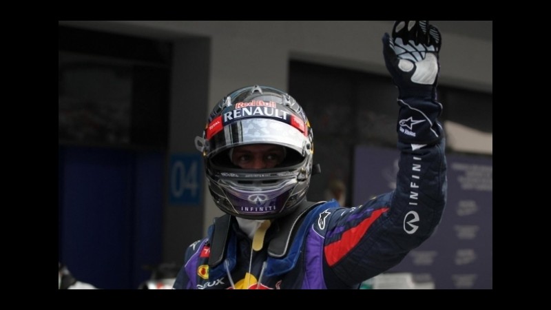 F1, Gp India: Vettel in pole e pronto alla festa