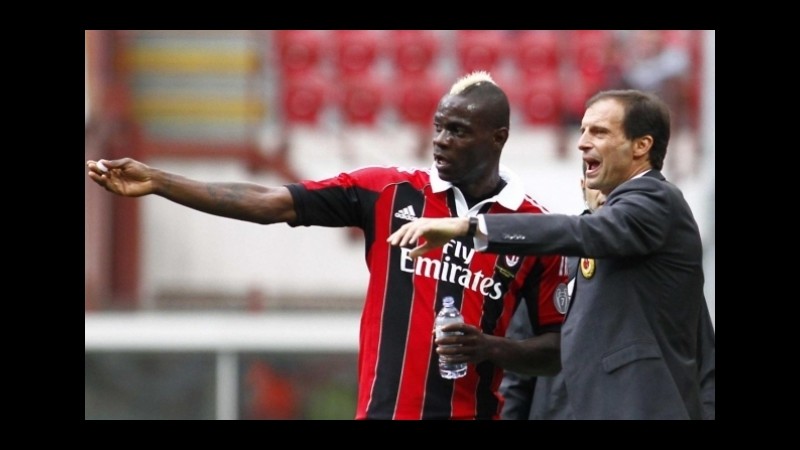 Serie A, Milan: quote facili contro la Sampdoria anche senza Balotelli