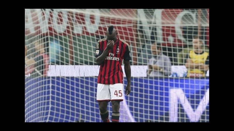 Serie A, effetto Balotelli: senza Mario scudetto al Milan a quota 20,00