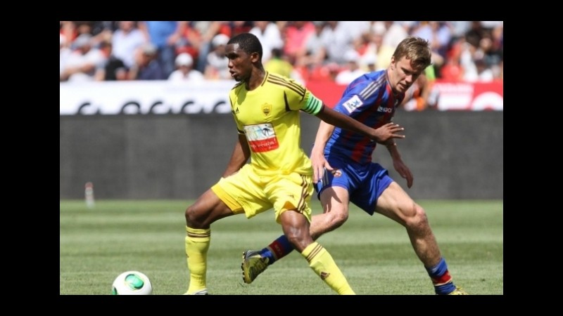 Eto’o via dall’Anzhi, in quota favorito il Napoli