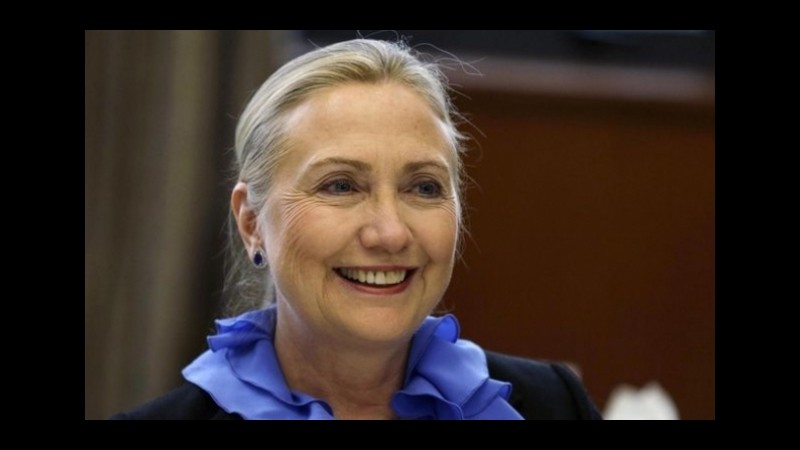 Usa, elezioni presidenziali: l’arrivo di Hillary Clinton alla Casa Bianca a 2,25