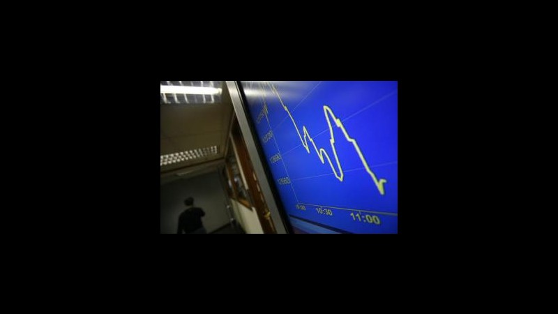Borsa di Milano procede in negativo, Ftse Mib -1,1%