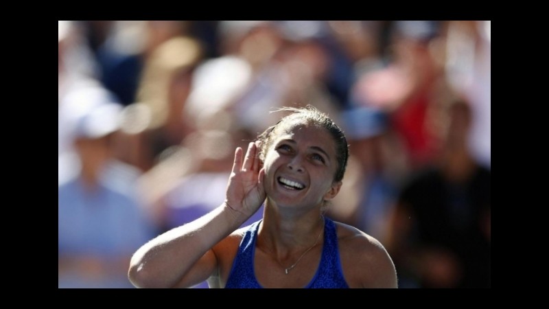 Tennis, Us Open: impresa Errani, i quarti a 1,32