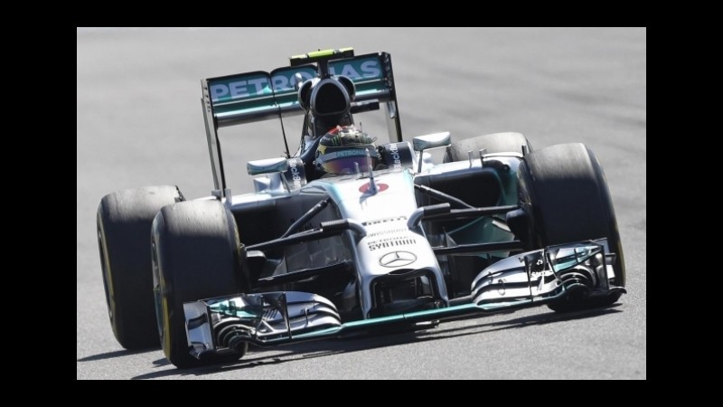 F1, Gp Germania: Rosberg fa il vuoto, il primo posto a 1,35