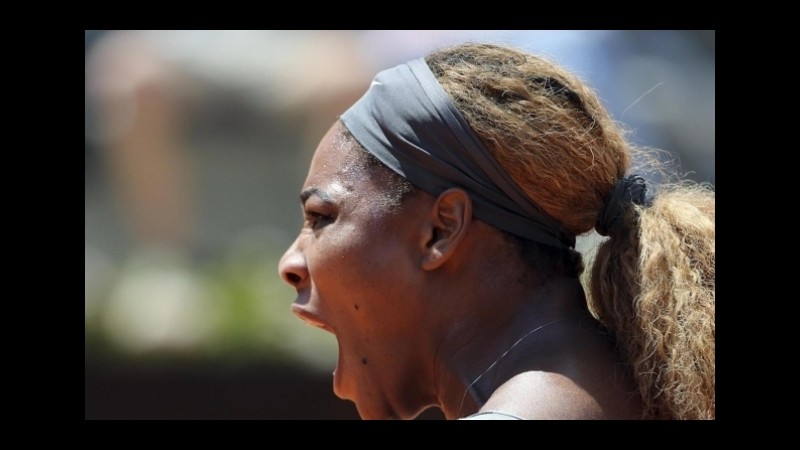 Tennis: la Williams trionfa a Roma, il bis al Roland Garros a 2,25