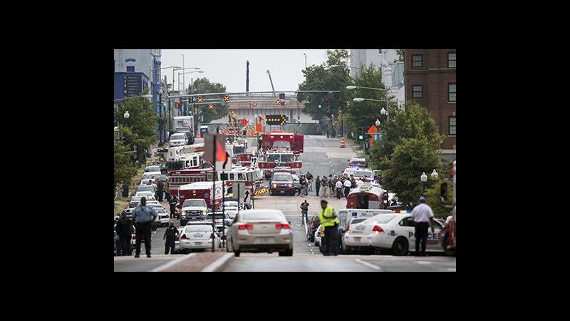 Usa, sparatoria in sede della Marina a Washington: almeno 6 morti, feriti