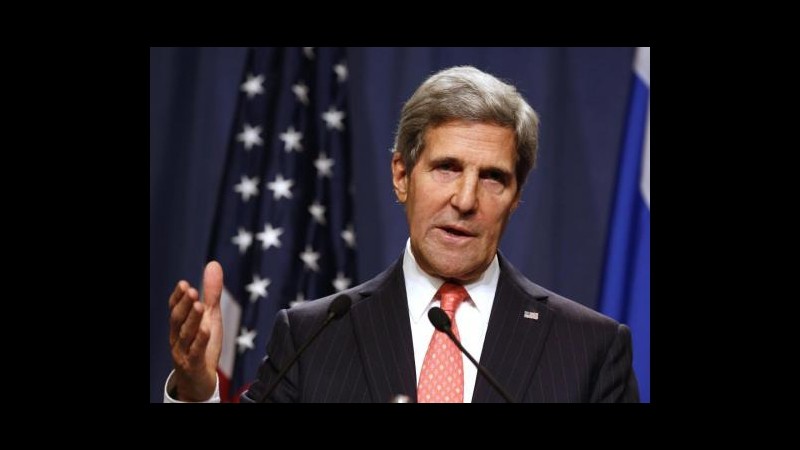 Medioriente, Kerry a Gerusalemme per incontrare Netanyahu