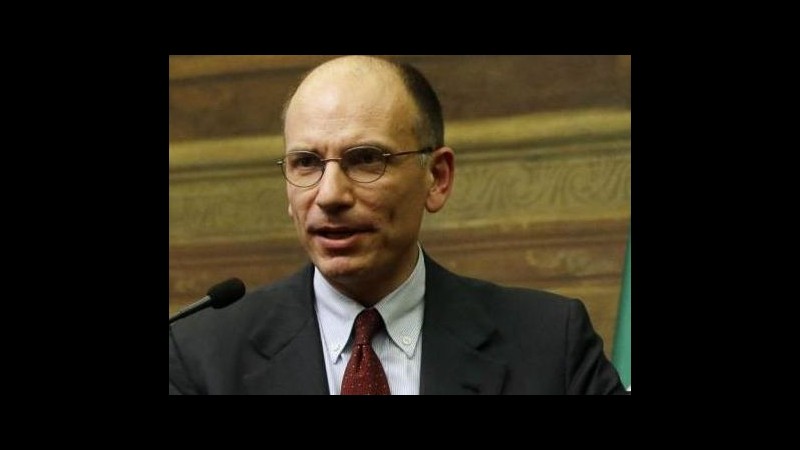 Letta: Non servono annunci choc. Legge stabilità si fa qui non alla Ue