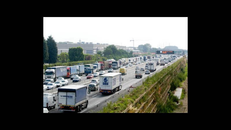 Atlantia, via libera su pedaggi tir da Consiglio di Stato della Francia
