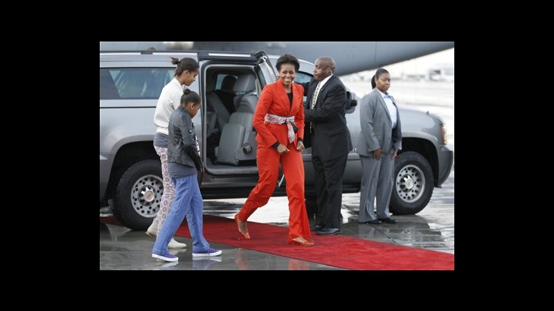 Michelle Obama arrivata in Botswana, seconda tappa viaggio in Africa