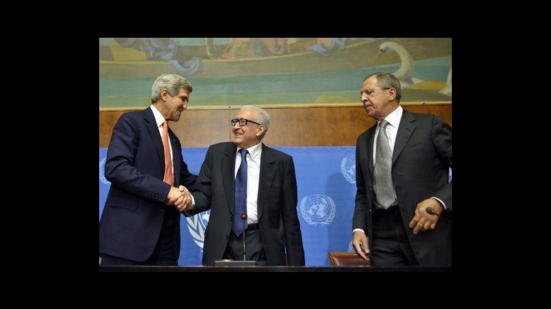 Siria, Kerry: Con Lavrov meeting costruttivo. Presto data di Ginevra 2