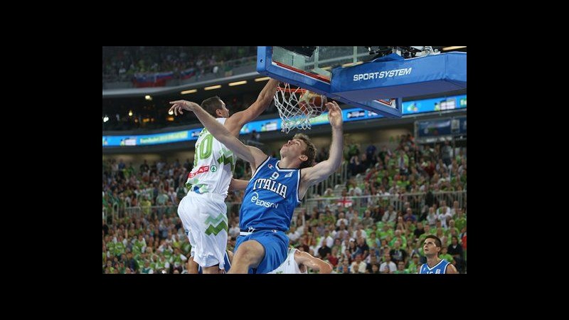 Basket, primo ko dell’Italia agli Europei: Slovenia vince 84-77. Non bastano i 20 punti di Gentile