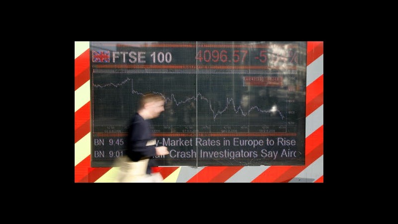 Borse europee: Francoforte -1,77%, Parigi -2,16%, Londra -1,71%