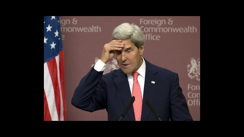 Siria, Kerry: Assad consegni le sue armi chimiche. Nostre prove convincenti