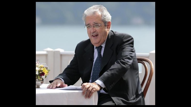 Saccomanni: Documento di Confindustria e sindacati è poco realistico